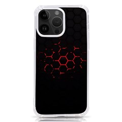 Abstract Pattern Honeycomb Iphone 14 Pro Max Tpu Uv Print Case by Ket1n9