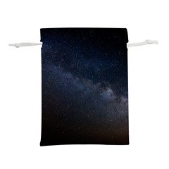 Cosmos Dark Hd Wallpaper Milky Way Lightweight Drawstring Pouch (l) by Ket1n9