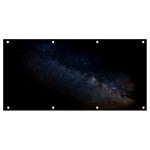 Cosmos Dark Hd Wallpaper Milky Way Banner and Sign 8  x 4  Front