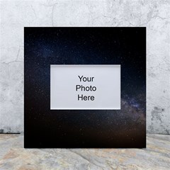 Cosmos Dark Hd Wallpaper Milky Way White Box Photo Frame 4  X 6  by Ket1n9