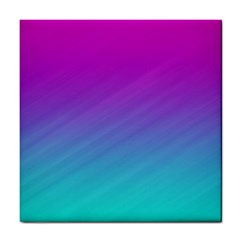 Background Pink Blue Gradient Tile Coaster