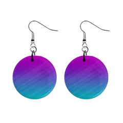 Background Pink Blue Gradient Mini Button Earrings