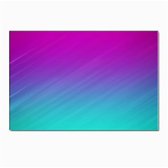 Background Pink Blue Gradient Postcard 4 x 6  (Pkg of 10)