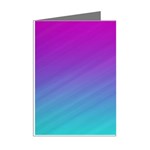 Background Pink Blue Gradient Mini Greeting Cards (Pkg of 8) Right