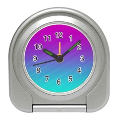 Background Pink Blue Gradient Travel Alarm Clock