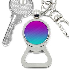 Background Pink Blue Gradient Bottle Opener Key Chain