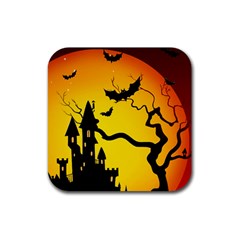 Halloween Night Terrors Rubber Coaster (square) by Ket1n9