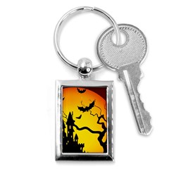 Halloween Night Terrors Key Chain (rectangle) by Ket1n9