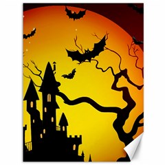 Halloween Night Terrors Canvas 36  X 48  by Ket1n9