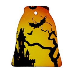 Halloween Night Terrors Bell Ornament (two Sides) by Ket1n9