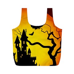 Halloween Night Terrors Full Print Recycle Bag (m) by Ket1n9