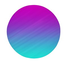 Background Pink Blue Gradient Mini Round Pill Box (Pack of 5)