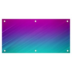 Background Pink Blue Gradient Banner and Sign 6  x 3 