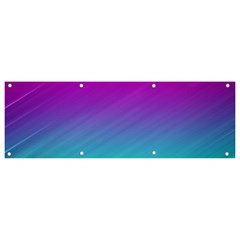 Background Pink Blue Gradient Banner and Sign 9  x 3 