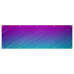 Background Pink Blue Gradient Banner and Sign 12  x 4 