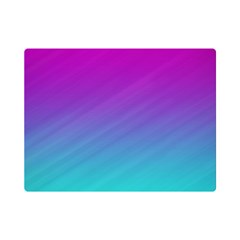 Background Pink Blue Gradient Premium Plush Fleece Blanket (Mini)