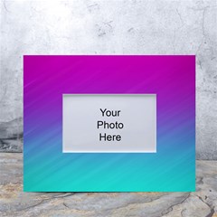 Background Pink Blue Gradient White Tabletop Photo Frame 4 x6 