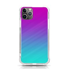 Background Pink Blue Gradient iPhone 11 Pro 5.8 Inch TPU UV Print Case