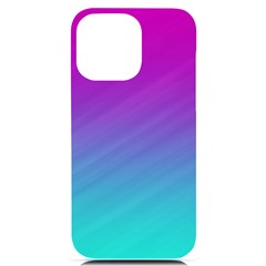 Background Pink Blue Gradient iPhone 14 Pro Max Black UV Print Case