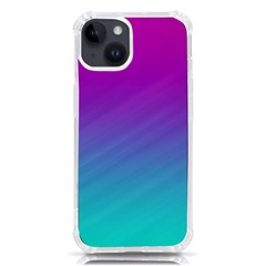 Background Pink Blue Gradient iPhone 14 TPU UV Print Case