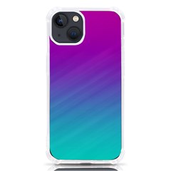 Background Pink Blue Gradient iPhone 13 TPU UV Print Case