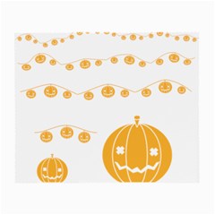 Pumpkin Halloween Deco Garland Small Glasses Cloth by Ket1n9