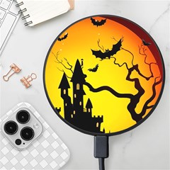 Halloween Night Terrors Wireless Fast Charger(black) by Ket1n9