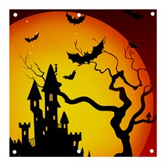 Halloween Night Terrors Banner And Sign 3  X 3  by Ket1n9