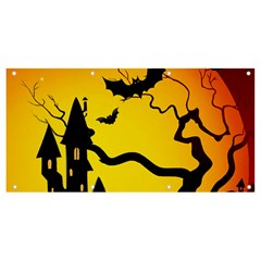 Halloween Night Terrors Banner And Sign 8  X 4  by Ket1n9