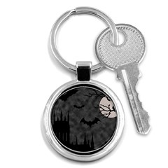 Halloween Background Halloween Scene Key Chain (round) by Ket1n9