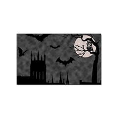 Halloween Background Halloween Scene Sticker (rectangular) by Ket1n9