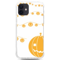 Pumpkin Halloween Deco Garland Iphone 12/12 Pro Tpu Uv Print Case by Ket1n9