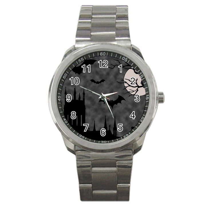 Halloween Background Halloween Scene Sport Metal Watch