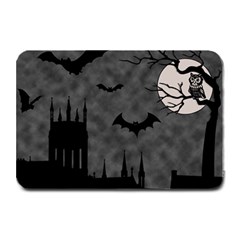 Halloween Background Halloween Scene Plate Mats by Ket1n9