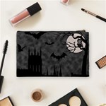 Halloween Background Halloween Scene Cosmetic Bag (Medium) Back