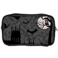 Halloween Background Halloween Scene Toiletries Bag (two Sides) by Ket1n9