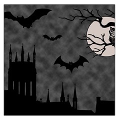 Halloween Background Halloween Scene Square Satin Scarf (36  X 36 ) by Ket1n9