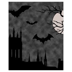 Halloween Background Halloween Scene Drawstring Bag (small) by Ket1n9