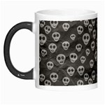 Skull Halloween Background Texture Morph Mug Left