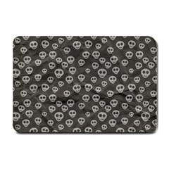 Skull Halloween Background Texture Small Doormat by Ket1n9