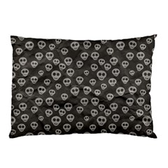 Skull Halloween Background Texture Pillow Case by Ket1n9