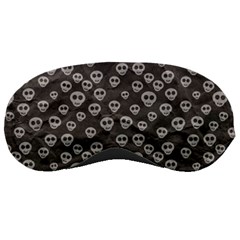 Skull Halloween Background Texture Sleep Mask by Ket1n9