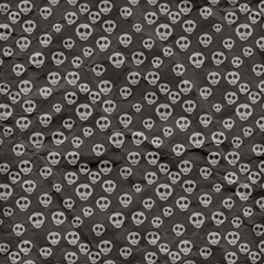 Skull Halloween Background Texture Play Mat (square) by Ket1n9