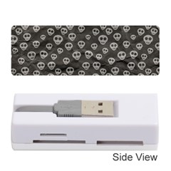 Skull Halloween Background Texture Memory Card Reader (stick) by Ket1n9