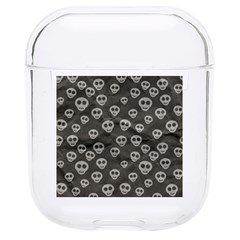 Skull Halloween Background Texture Hard Pc Airpods 1/2 Case by Ket1n9