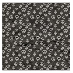 Skull Halloween Background Texture Square Satin Scarf (36  X 36 ) by Ket1n9