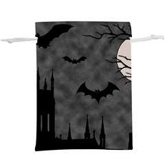 Halloween Background Halloween Scene Lightweight Drawstring Pouch (xl) by Ket1n9