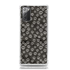 Skull Halloween Background Texture Samsung Galaxy Note 20 Tpu Uv Case by Ket1n9