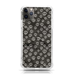 Skull Halloween Background Texture Iphone 11 Pro Max 6 5 Inch Tpu Uv Print Case by Ket1n9