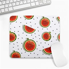 Seamless Background Pattern-with-watermelon Slices Large Mousepad by Ket1n9